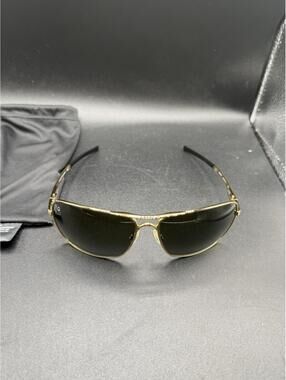 Oakley Plantiff Squared Polished Gold/Dark Grey Lenses OO4063-02